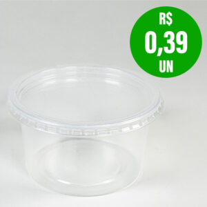 Pote Redondo 250ml sem Lacre