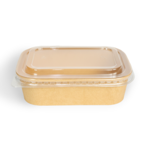 Pote Retangular Kraft (500ml)